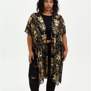 NWT Disney The Princess & The Frog Tiana Duster Kimono sz 3/4